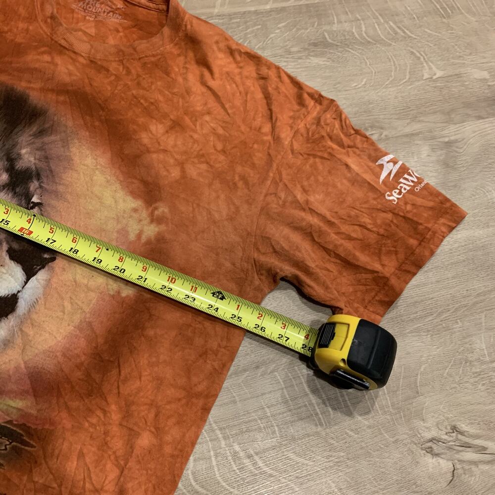 Vintage 2009 The Mountain Lions Big Cat Seaworld T-Shirt Men's 2XL XXL Orange - Picture 7 of 8